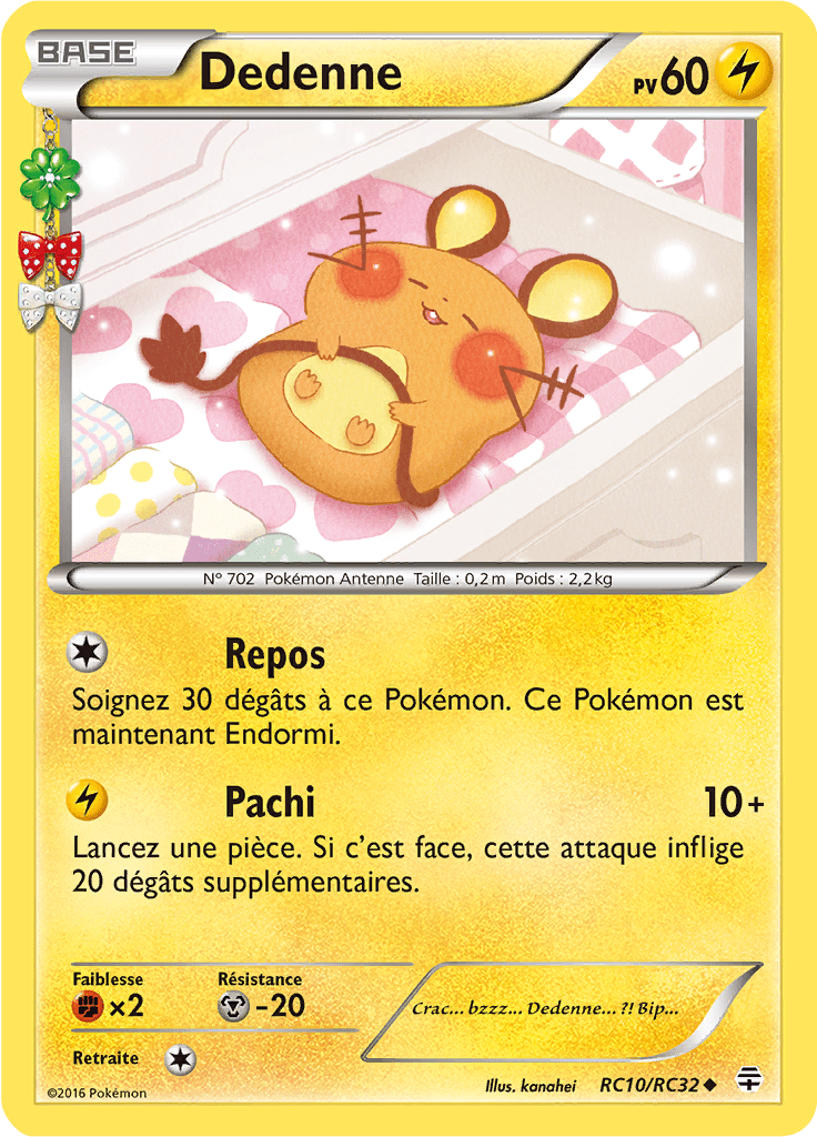 Dedenne - Générations - RC10 - Peu commune
