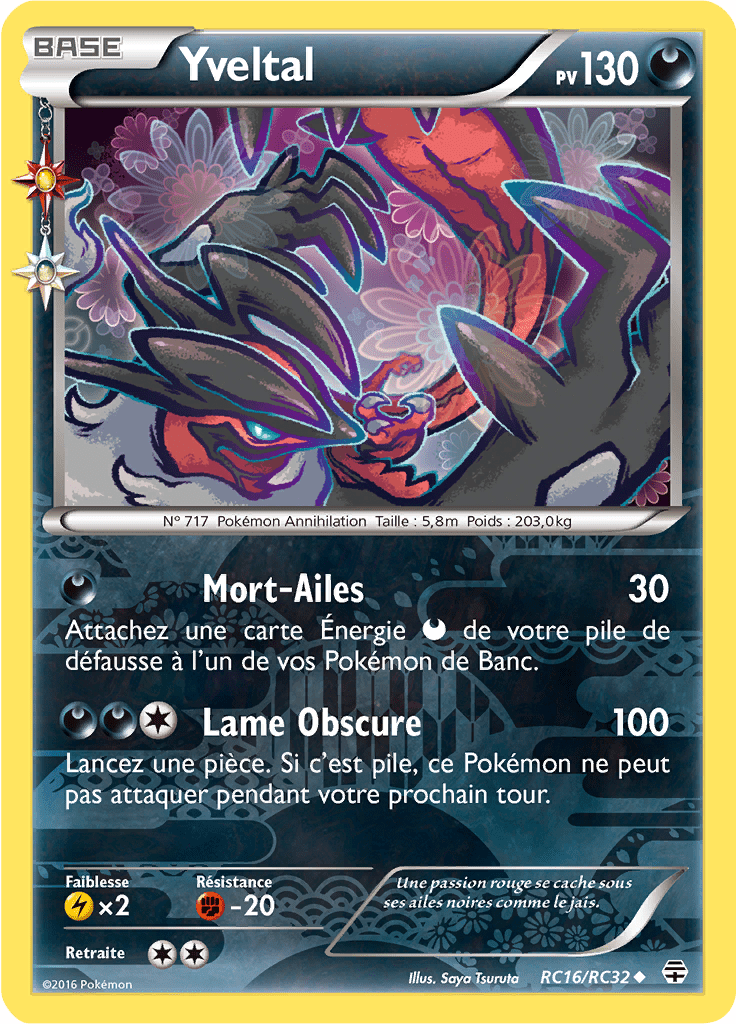 Yveltal - Générations - RC16 - Peu commune