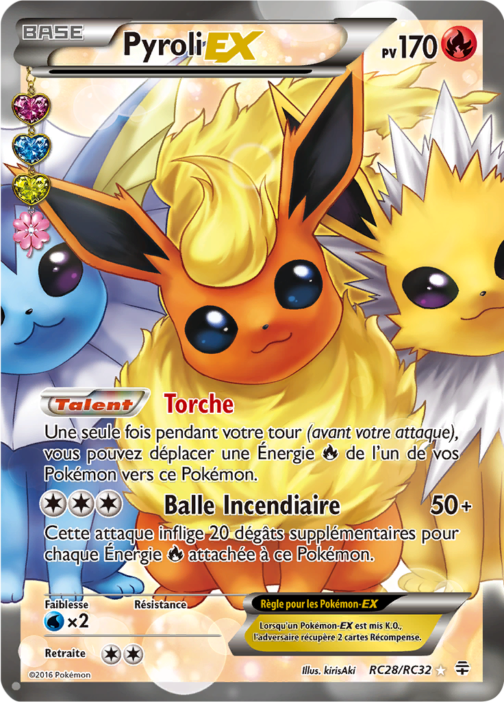 Pyroli - Générations - RC28 - Holographique rare EX