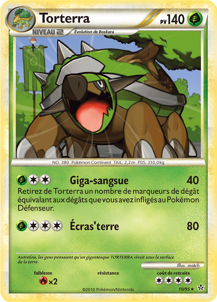 Torterra - HS Déchaînement - 010 - Holographique rare