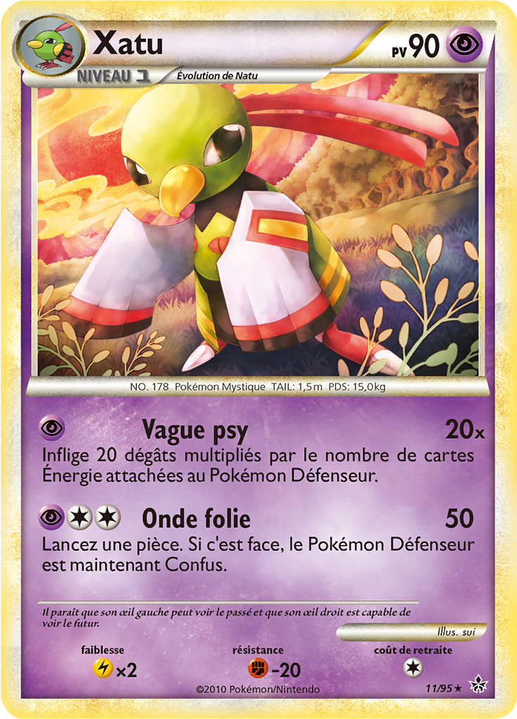 Xatu - HS Déchaînement - 011 - Holographique rare