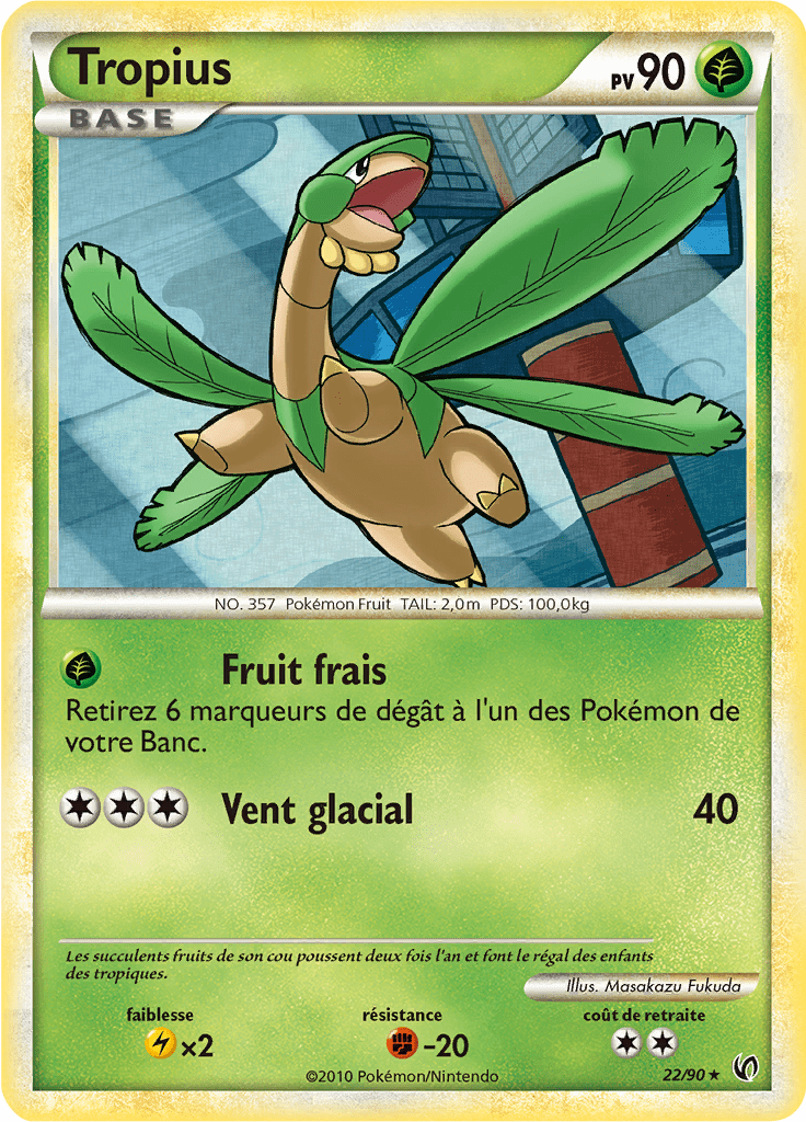 Tropius - HS Indomptable - 022 - Rare