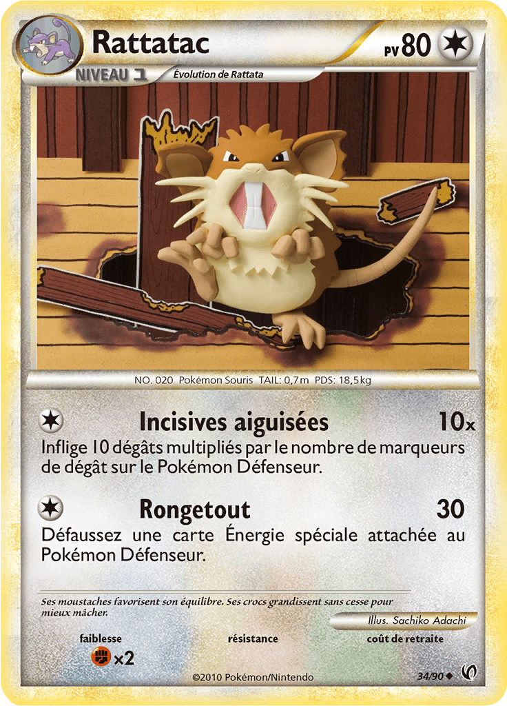 Rattatac - HS Indomptable - 034 - Peu commune