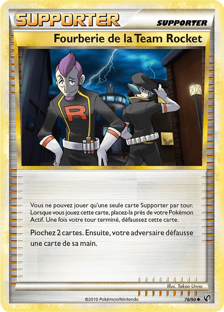 Fourberie de la Team Rocket - HS Indomptable - 078 - Peu commune