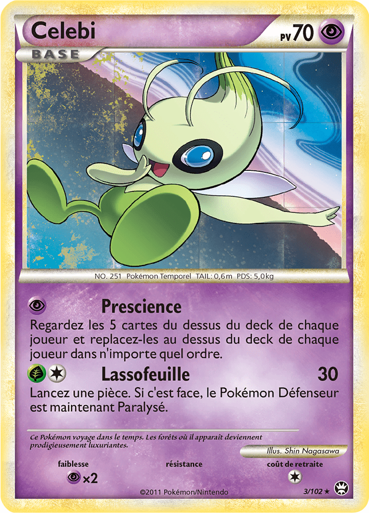 Celebi - HS Triomphe - 003 - Holographique rare