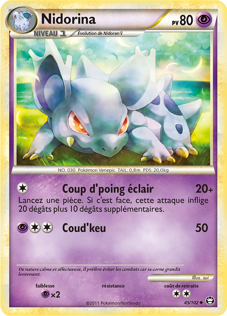 Nidorina - HS Triomphe - 045 - Peu commune