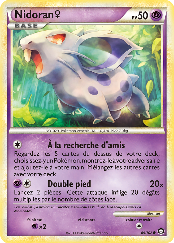 Nidoran♀ - HS Triomphe - 069 - Commune