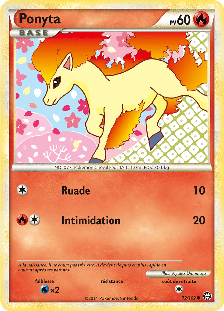 Ponyta - HS Triomphe - 072 - Commune