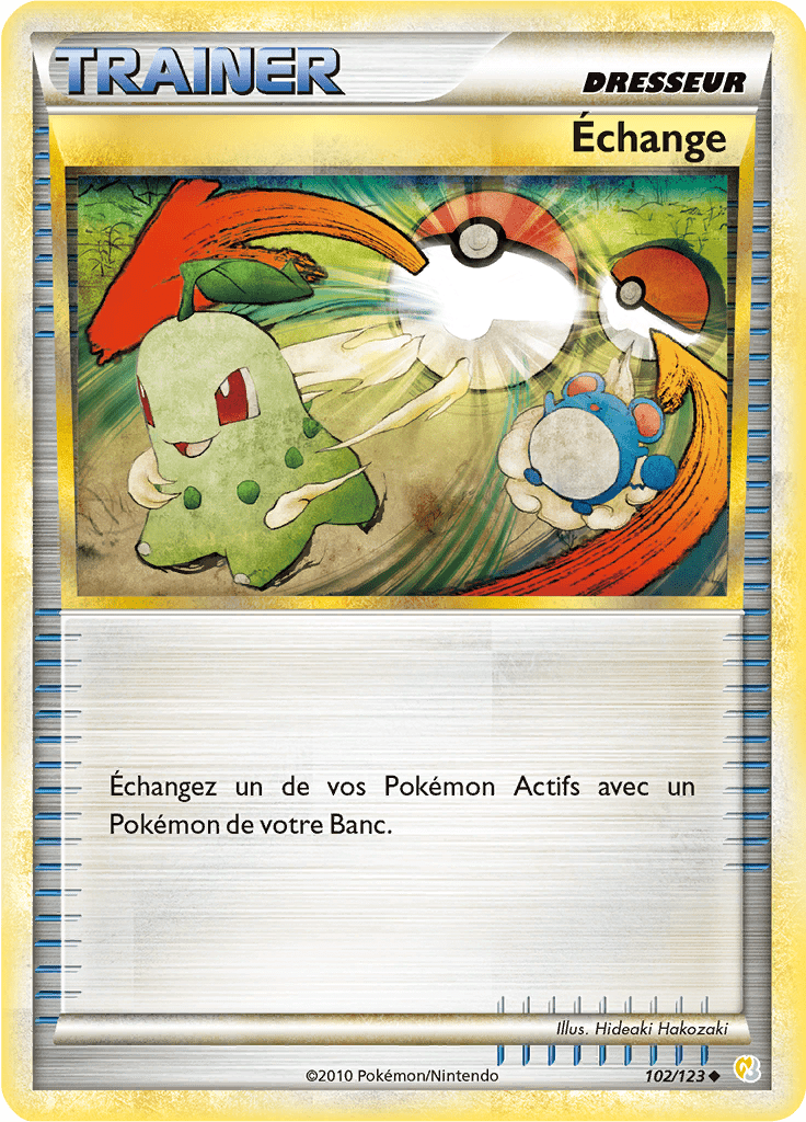 Échange - HeartGold SoulSilver - 102 - Peu commune