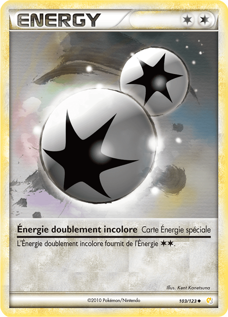 Énergie doublement incolore - HeartGold SoulSilver - 103 - Peu commune