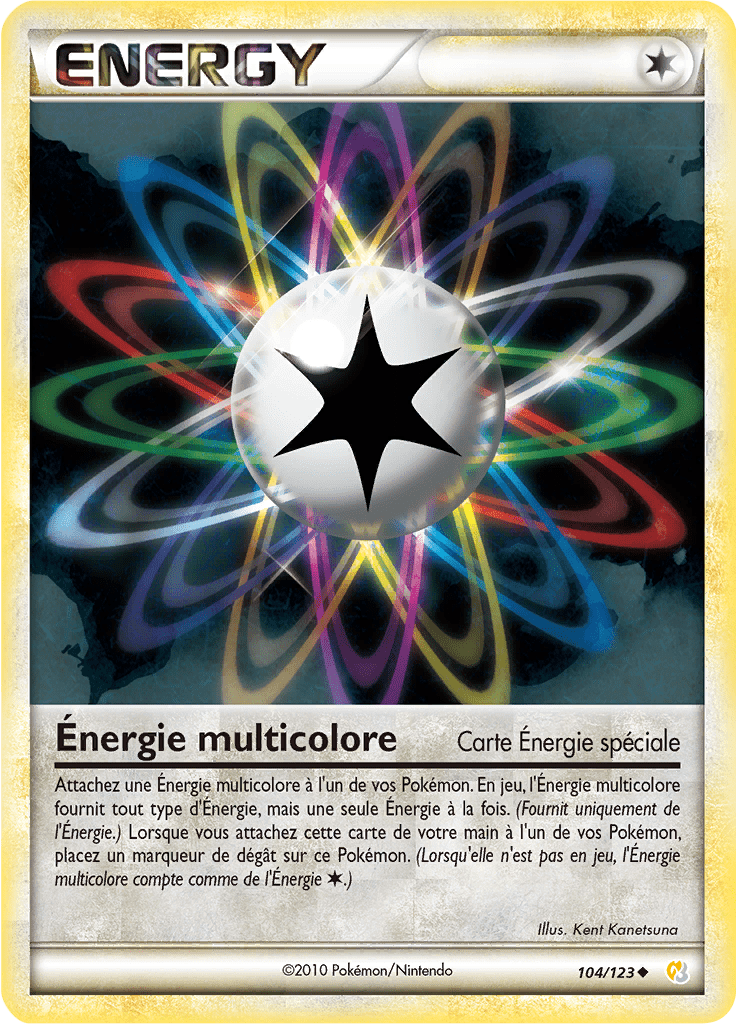Énergie multicolore - HeartGold SoulSilver - 104 - Peu commune