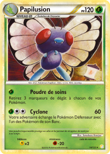 Papilusion - HeartGold SoulSilver - 016 - Rare
