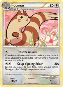 Fouinar - HeartGold SoulSilver - 021 - Rare