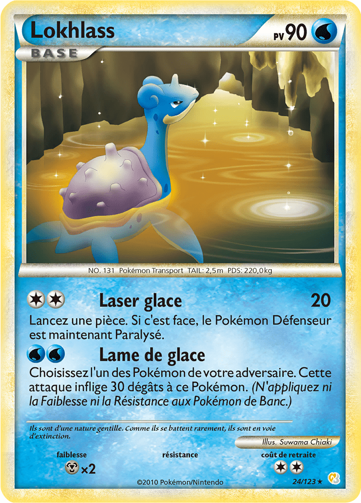 Lokhlass - HeartGold SoulSilver - 024 - Rare