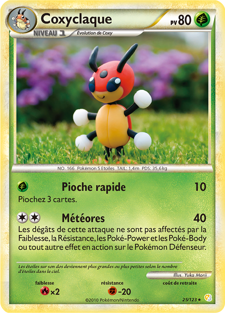 Coxyclaque - HeartGold SoulSilver - 025 - Rare