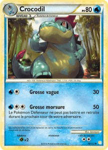 Crocodil - HeartGold SoulSilver - 038 - Peu commune