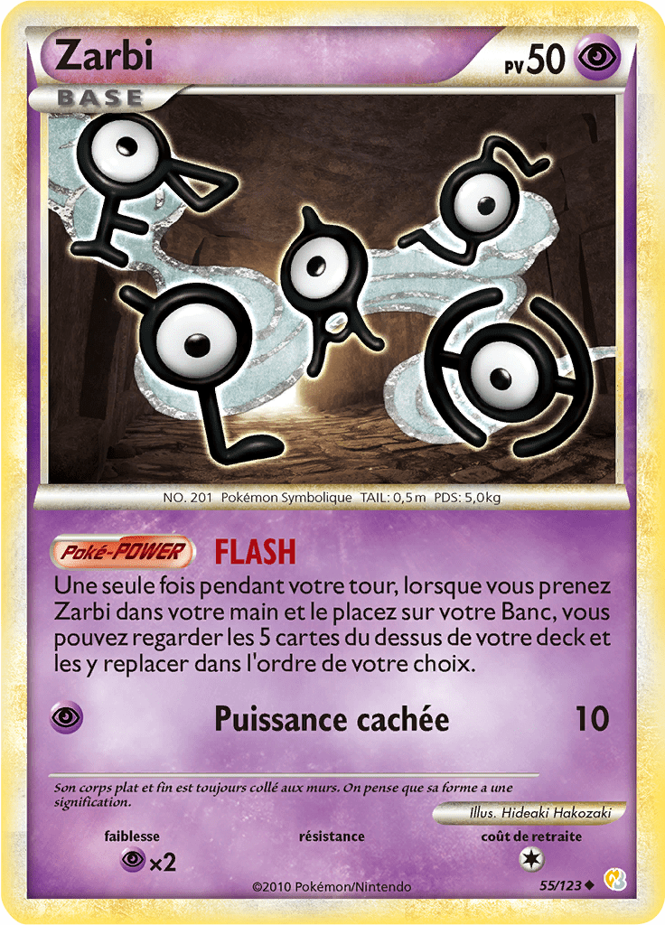 Zarbi - HeartGold SoulSilver - 055 - Peu commune