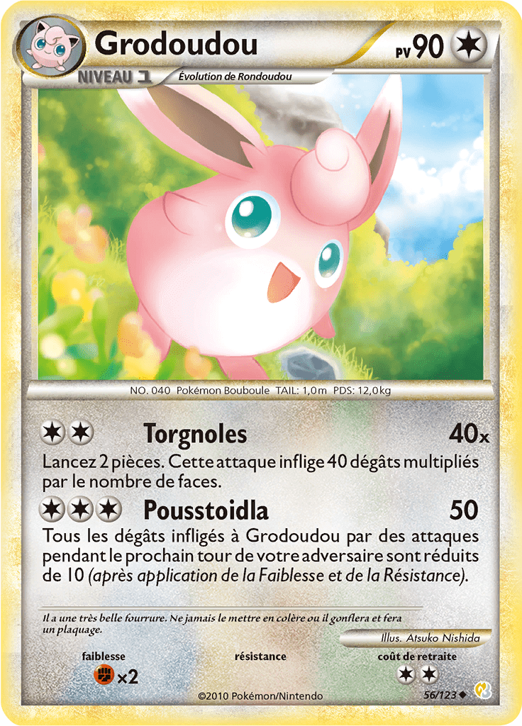 Grodoudou - HeartGold SoulSilver - 056 - Peu commune