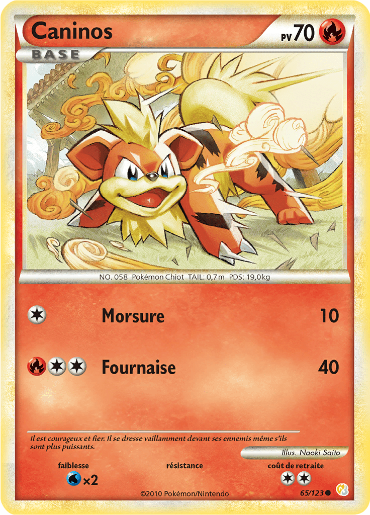 Caninos - HeartGold SoulSilver - 065 - Commune