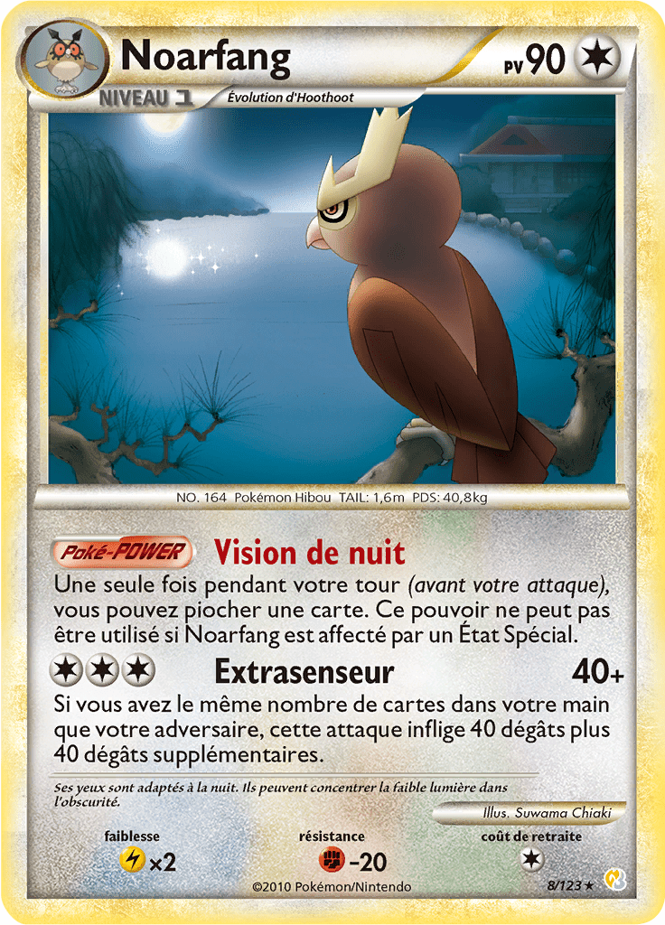 Noarfang - HeartGold SoulSilver - 008 - Holographique rare