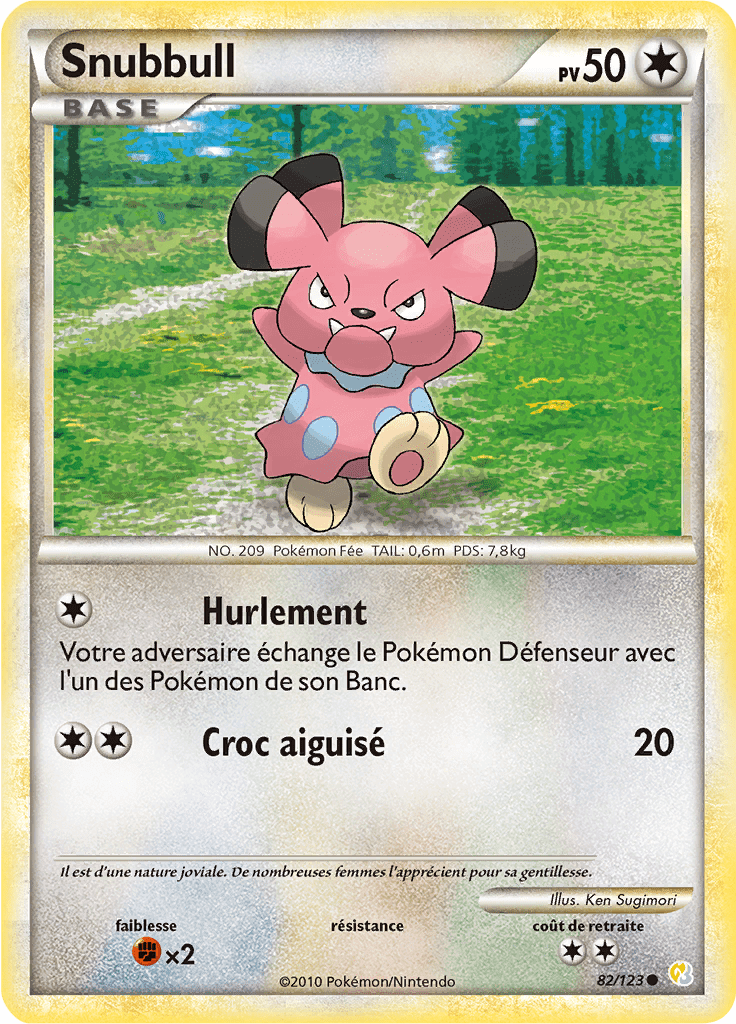 Snubbull - HeartGold SoulSilver - 082 - Commune