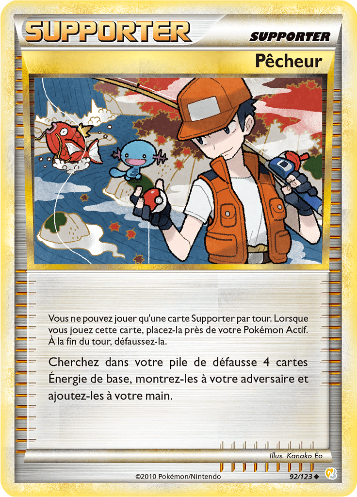 Pêcheur - HeartGold SoulSilver - 092 - Peu commune