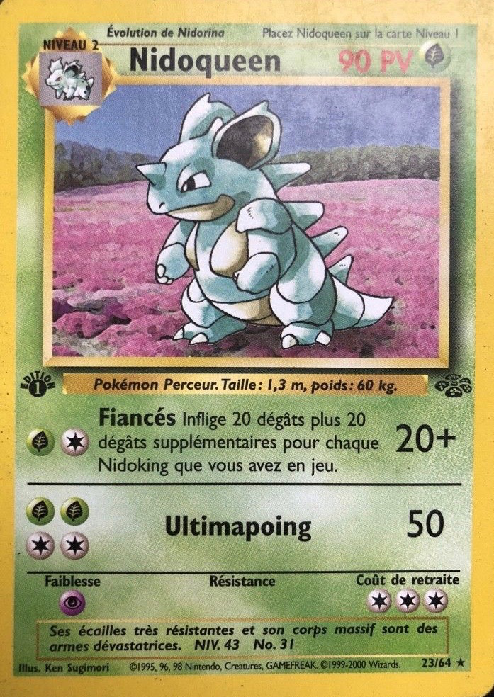 Nidoqueen - Jungle - 023 - Rare