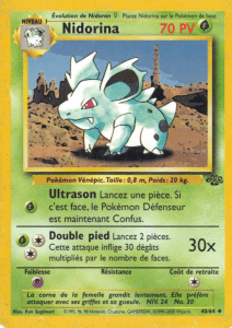 Nidorina - Jungle - 040 - Peu commune