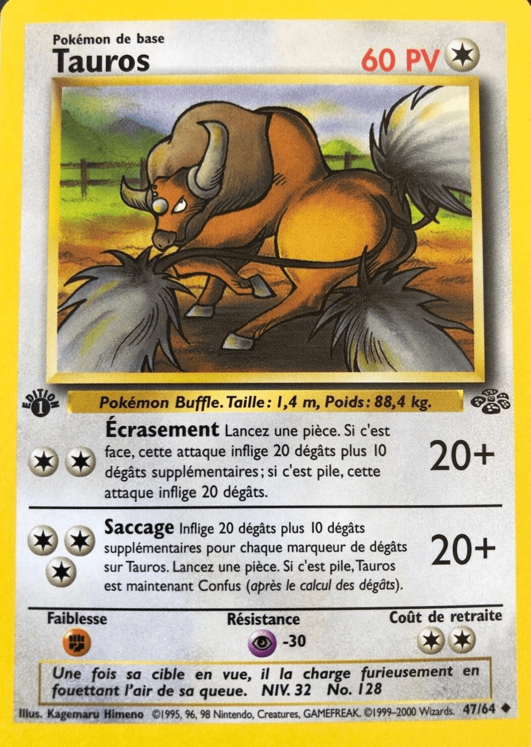 Tauros - Jungle - 047 - Peu commune