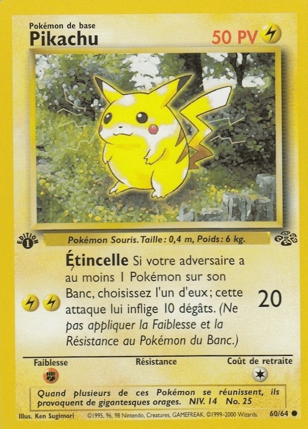 Pikachu - Jungle - 060 - Commune