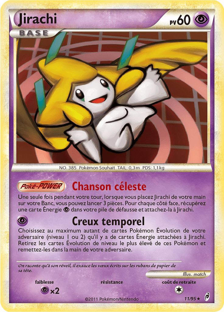 Jirachi - L'Appel des Légendes - 011 - Holographique rare