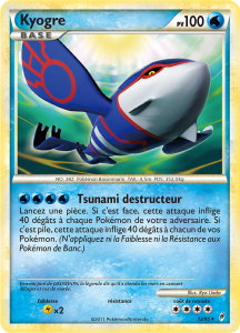 Kyogre - L'Appel des Légendes - 012 - Holographique rare