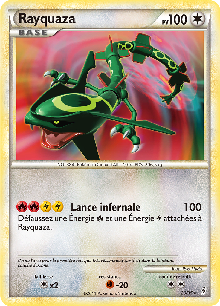 Rayquaza - L'Appel des Légendes - 020 - Holographique rare