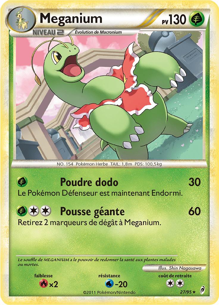Meganium - L'Appel des Légendes - 027 - Rare