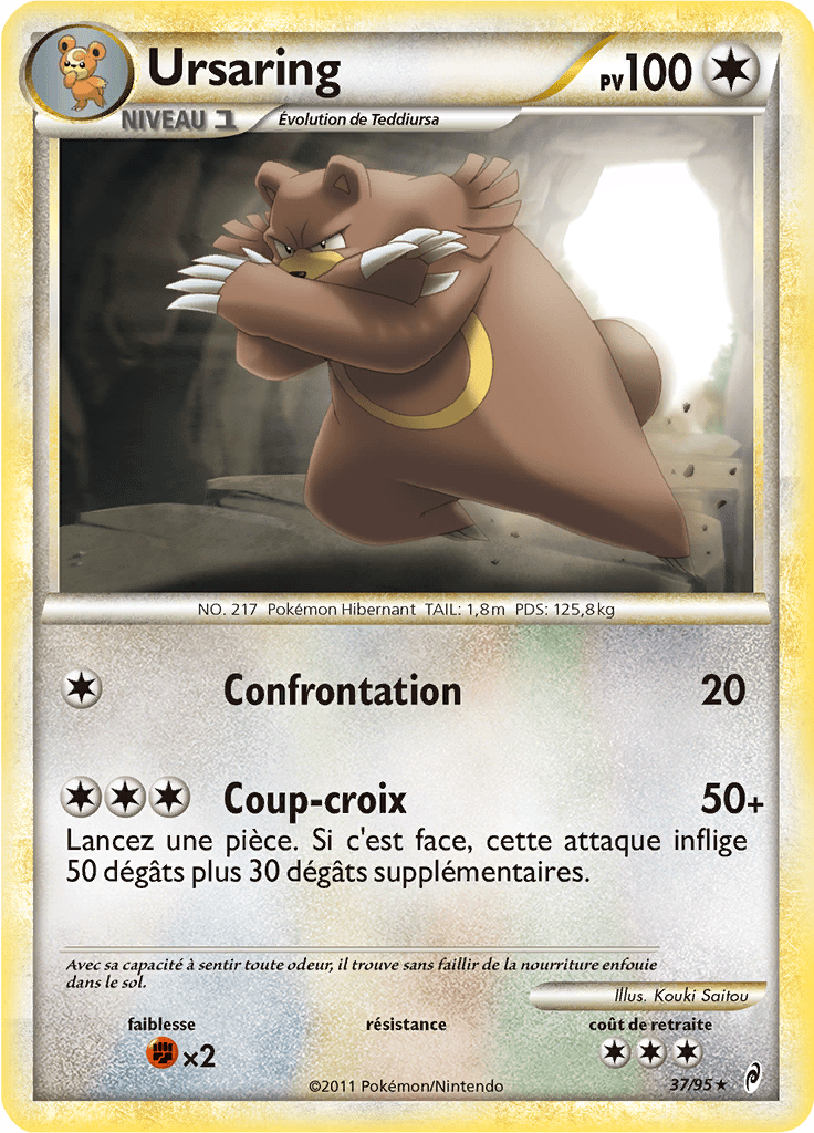 Ursaring - L'Appel des Légendes - 037 - Rare