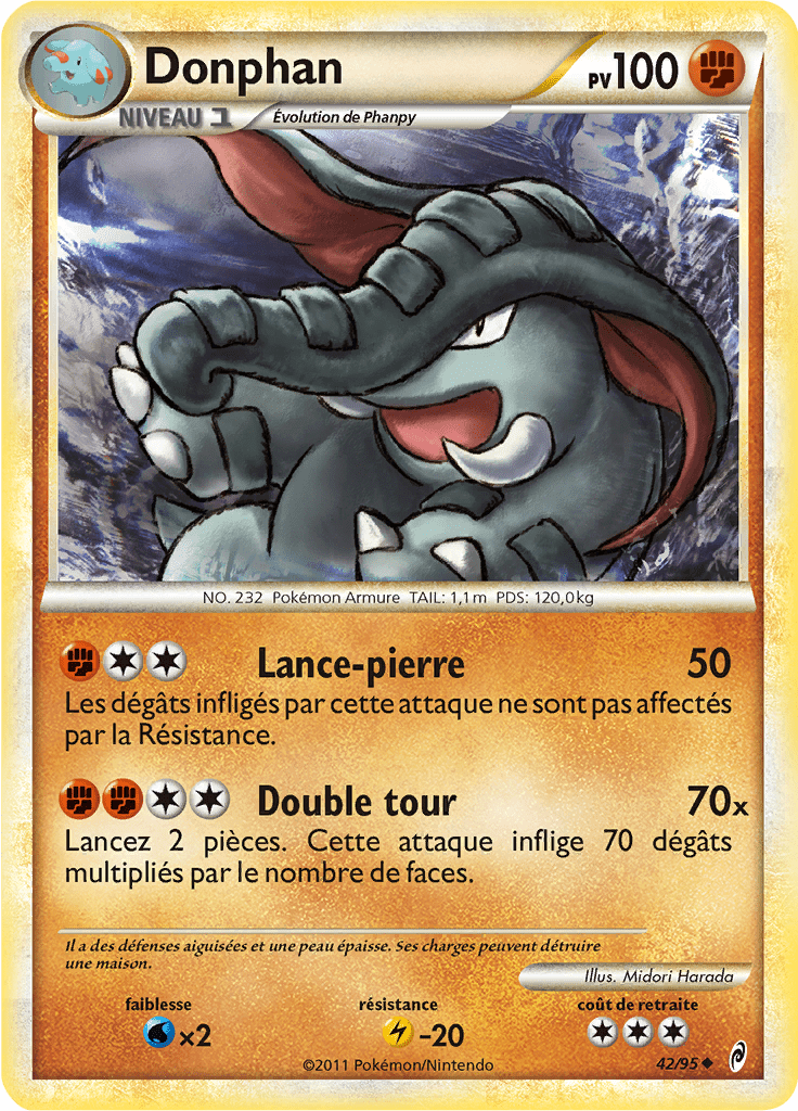 Donphan - L'Appel des Légendes - 042 - Peu commune