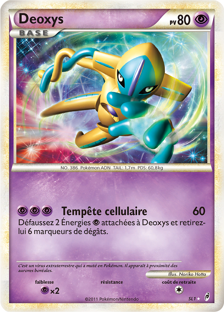 Deoxys - L'Appel des Légendes - SL1 - SL rare