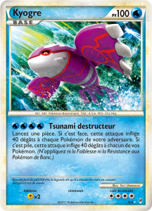 Kyogre - L'Appel des Légendes - SL6 - SL rare