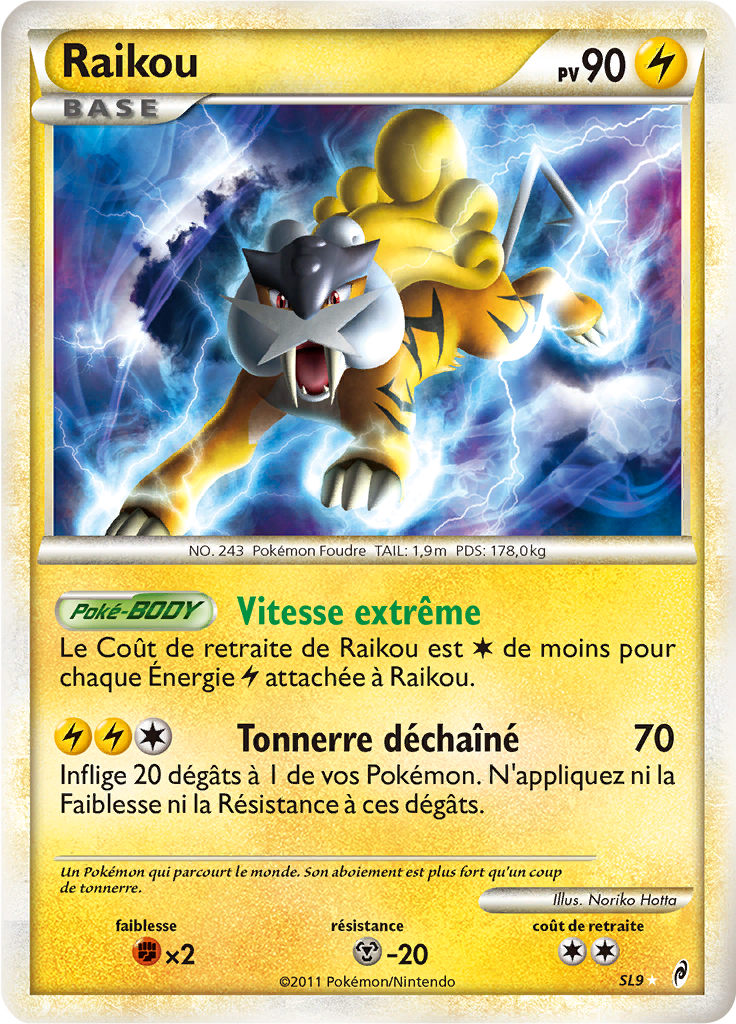 Raikou - L'Appel des Légendes - SL9 - SL rare