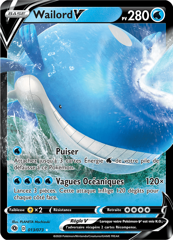 Wailord V - La Voie du Maître - 013 - Holographique rare V