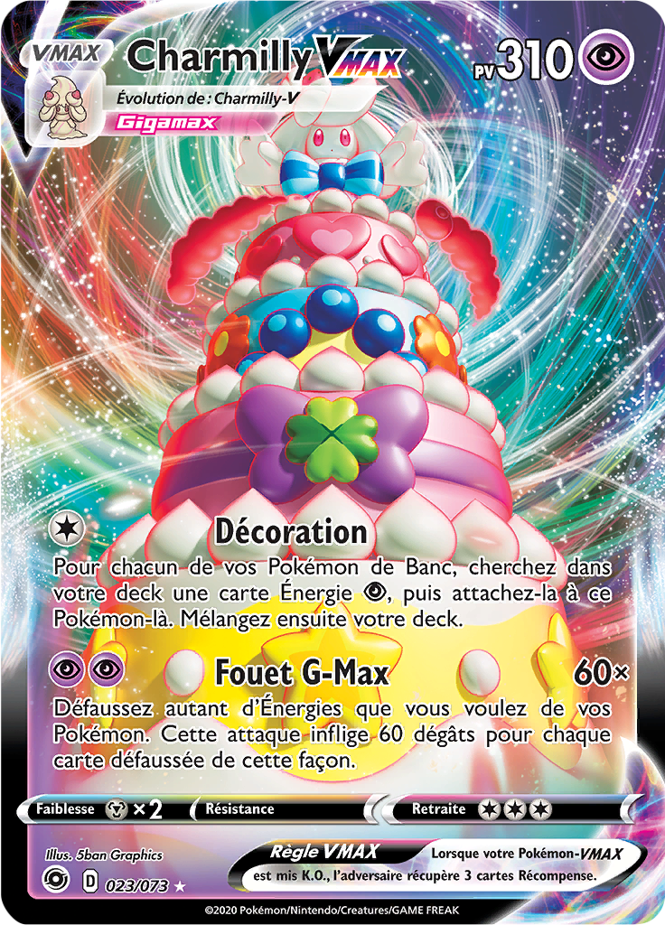 Charmilly V - La Voie du Maître - 023 - Holographique rare VMAX