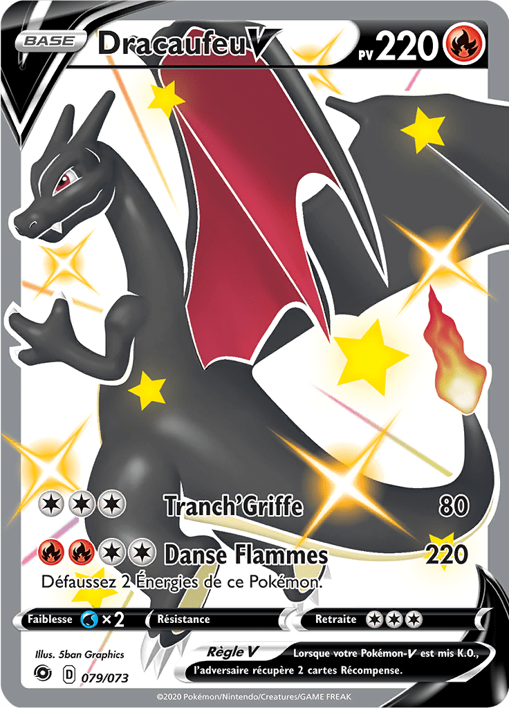 Dracaufeu V - La Voie du Maître - 079 - Full Art Gold