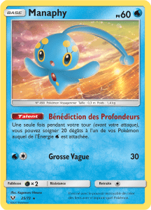 Manaphy - Légendes Brillantes - 025 - Holographique rare