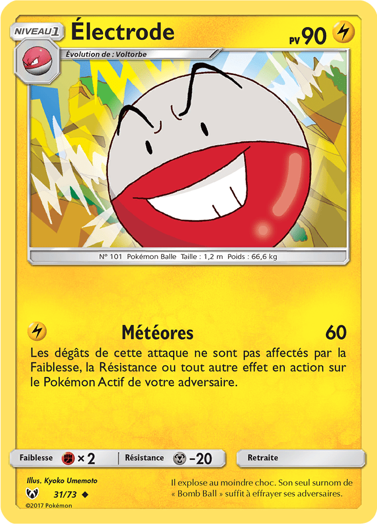 Électrode - Légendes Brillantes - 031 - Peu commune