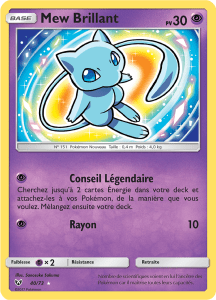 Mew Brillant - Légendes Brillantes - 040 - Brillant rare