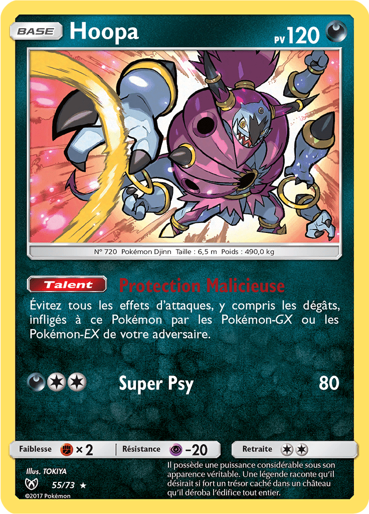 Hoopa - Légendes Brillantes - 055 - Holographique rare