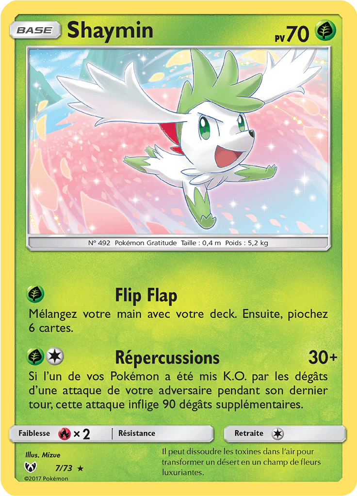 Shaymin - Légendes Brillantes - 007 - Holographique rare