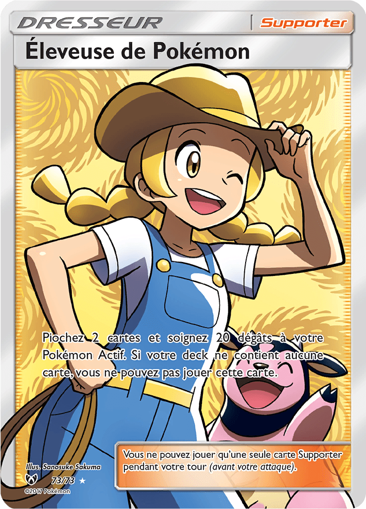 Éleveuse de Pokémon - Légendes Brillantes - 073 - Trainer Full Art