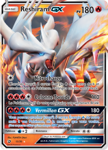Reshiram GX - Majesté des Dragons - 011 - Holographique rare GX