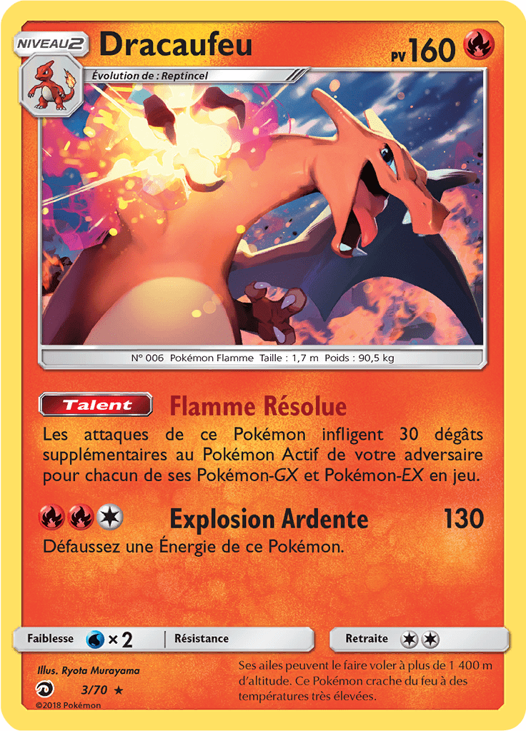Dracaufeu - Majesté des Dragons - 003 - Holographique rare